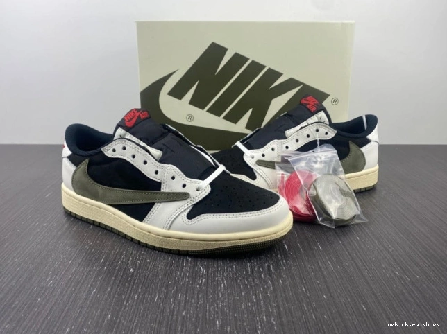 Cheap Scott 1 DZ4137-106 Travis Air Jordan Jordan Air Retro OG Olive x Low 0519